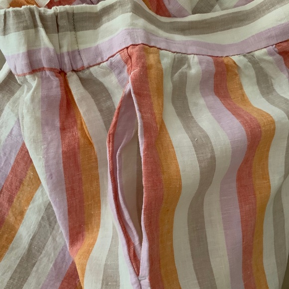 Lou & Grey Striped Wide Leg Linen Pants - Picture 9 of 9